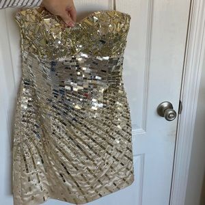 Tony Bowls Mirror Cocktail Dress